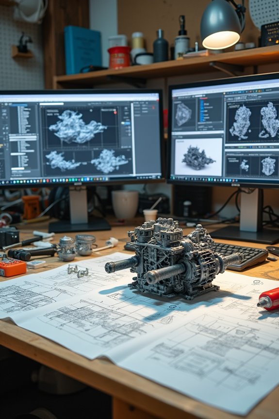 3d engine compartment workflow