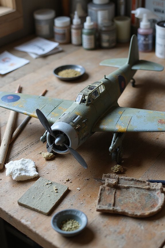artful weathering techniques applied