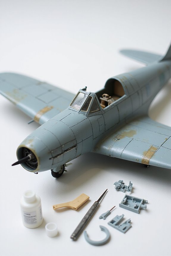 assemble plastic model kit