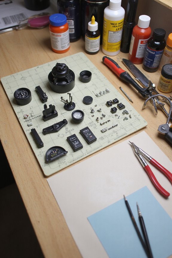 authentic cockpit building materials