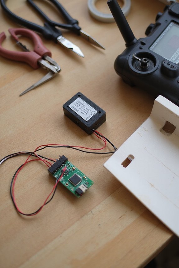 binding receiver for rc plane