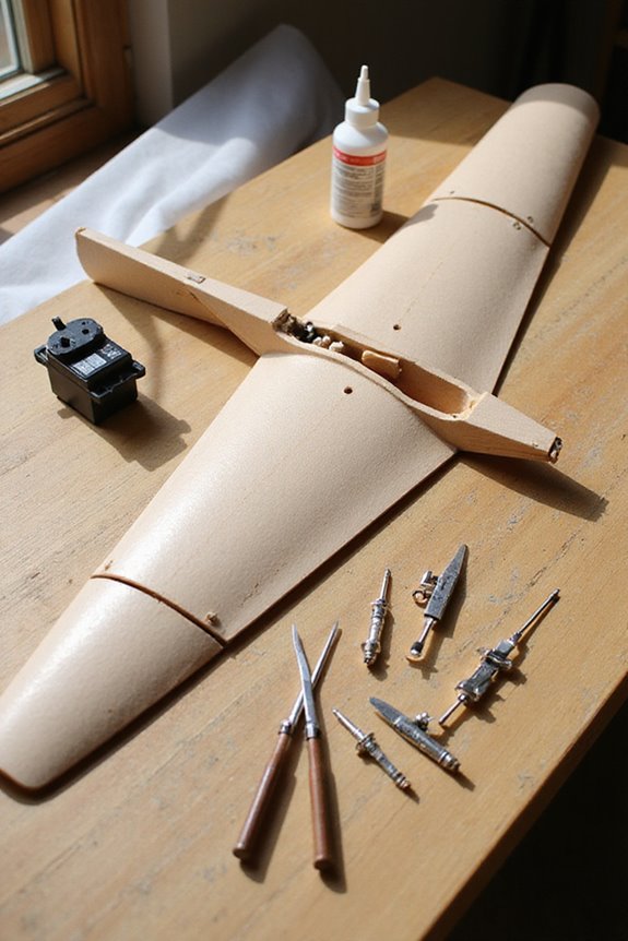 control surface assembly techniques