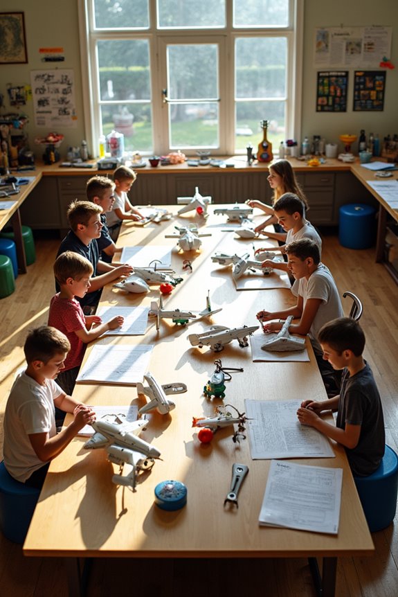 engaging intergenerational model building environments