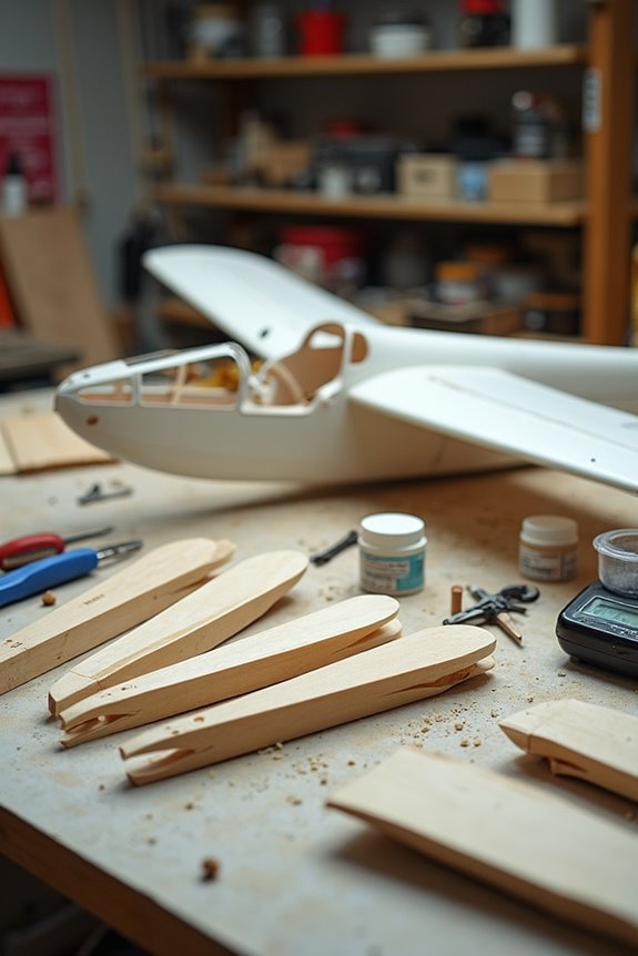 key factors for model airplanes