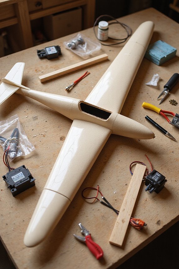 key factors for rc gliders