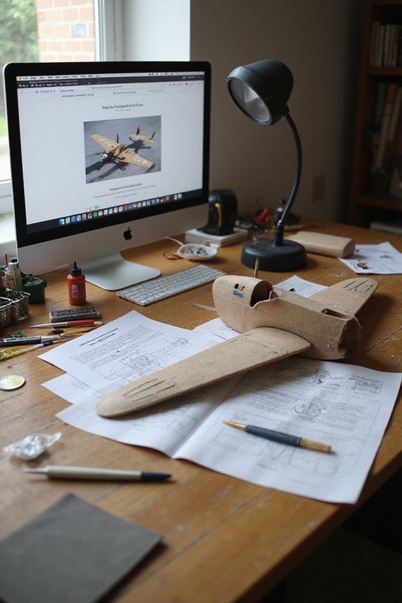 model aircraft building resources