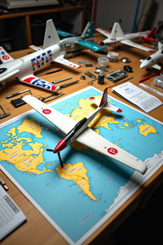 model aircraft competition excitement