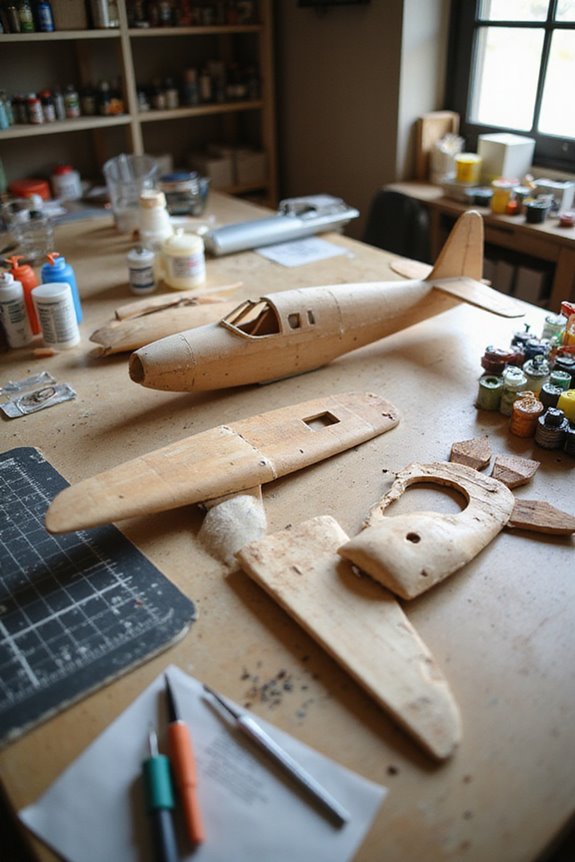 model airplane kit selection