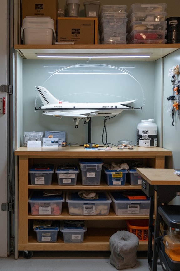 optimal rc airplane storage