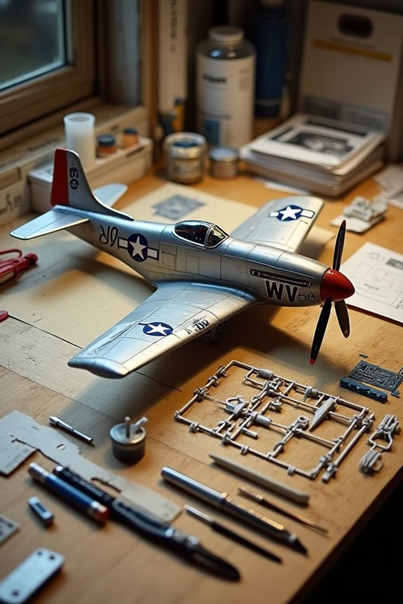 p 51d mustang model kits