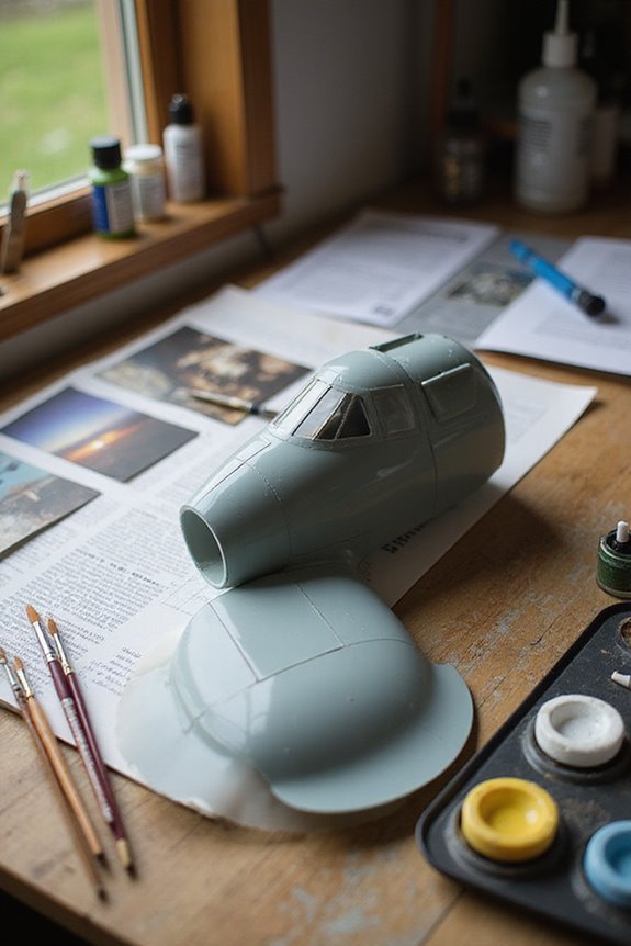 painting plastic models expertly
