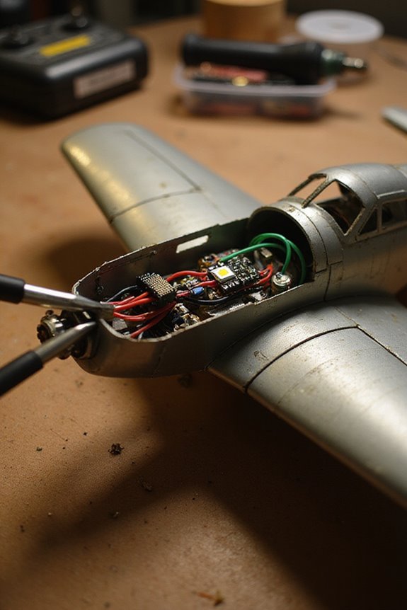 realistic model aircraft lighting