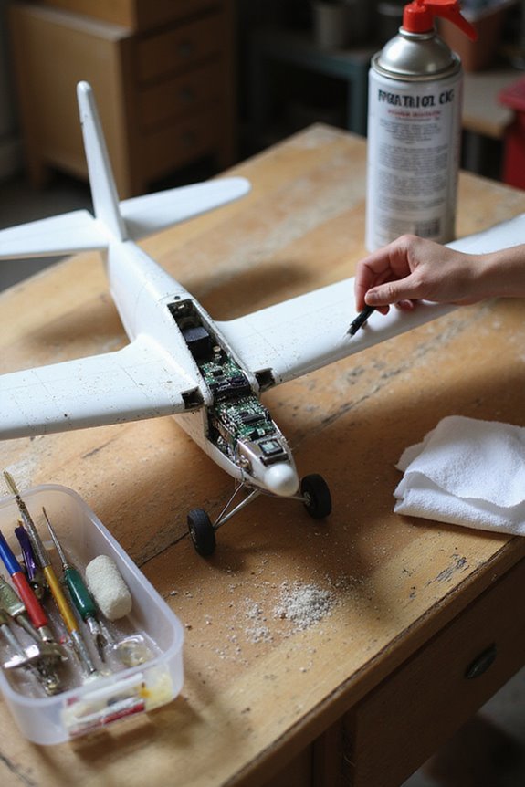 regular rc airplane maintenance