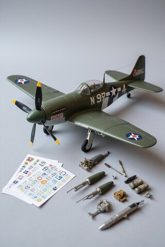 selecting p 51 mustang kits