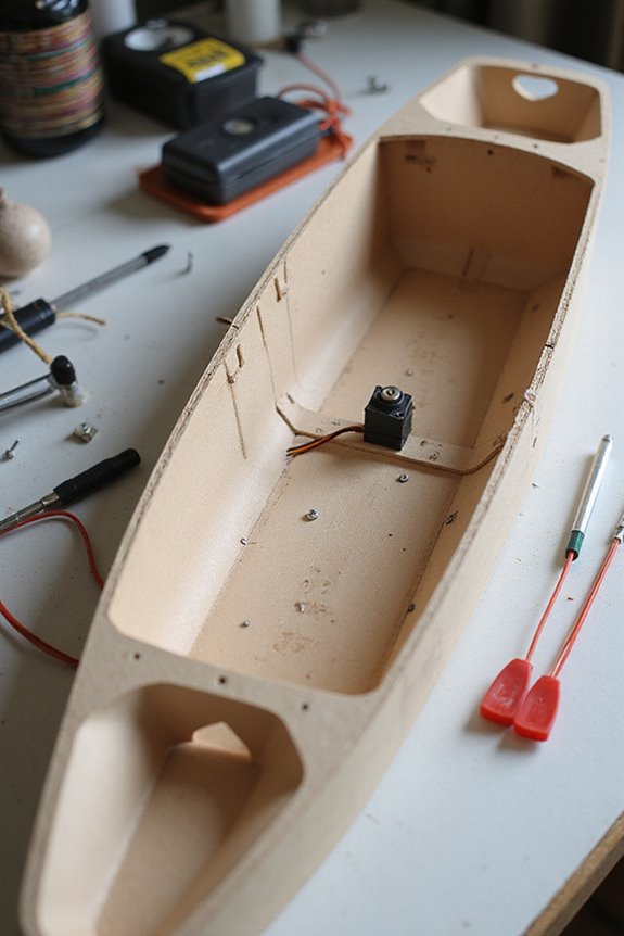 servo installation and testing