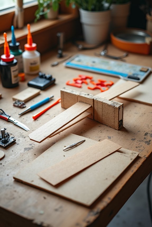 sourcing affordable materials creatively