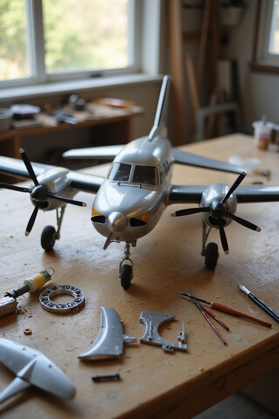 speedy luxury twin aircraft