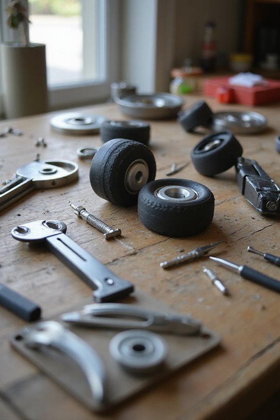 tail wheel assembly considerations