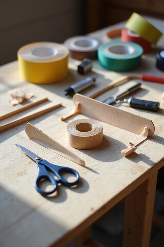 tape adhesion flexibility weight