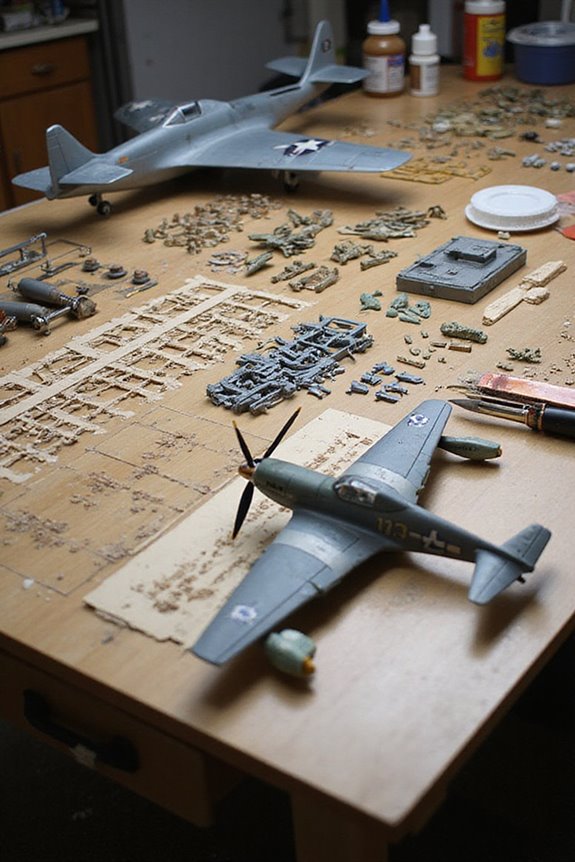 variety of warbird kits
