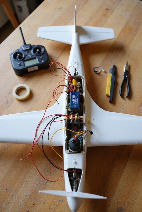 wiring esc for rc planes